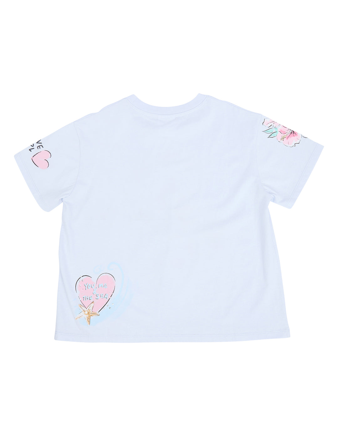 Eve Girl Under The Sea Tee (Size 8-16) - Light Blue - view 2