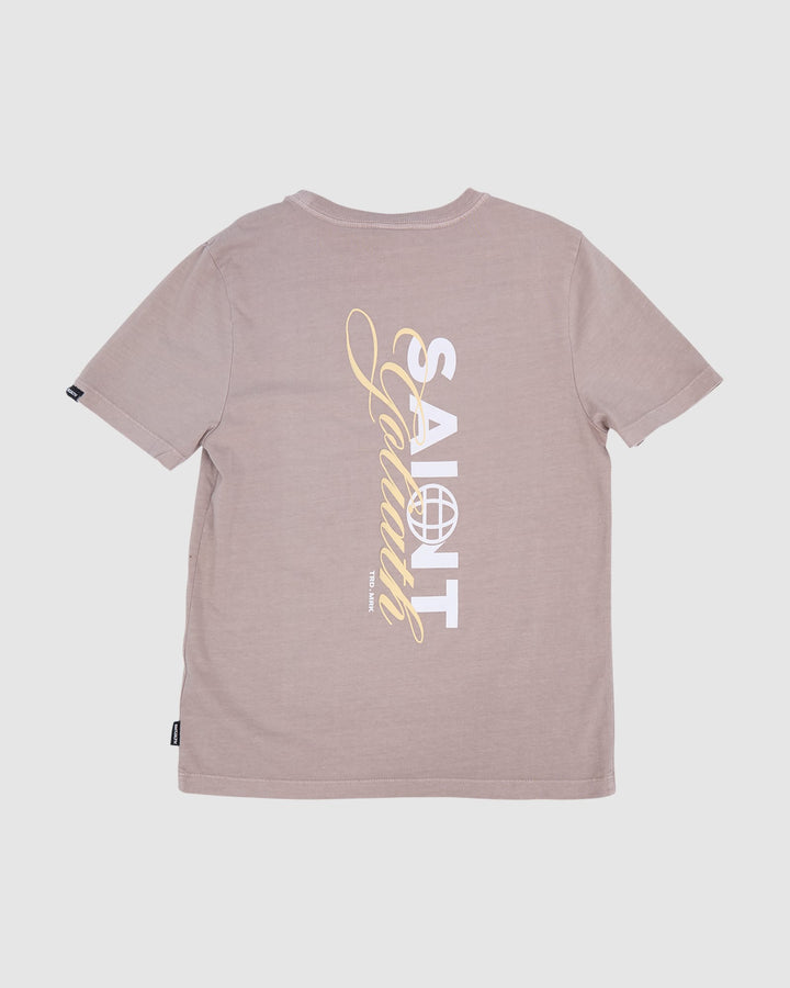 St Goliath Boys Global Tee (Size 3-7) - Tan - photo 4 of 7