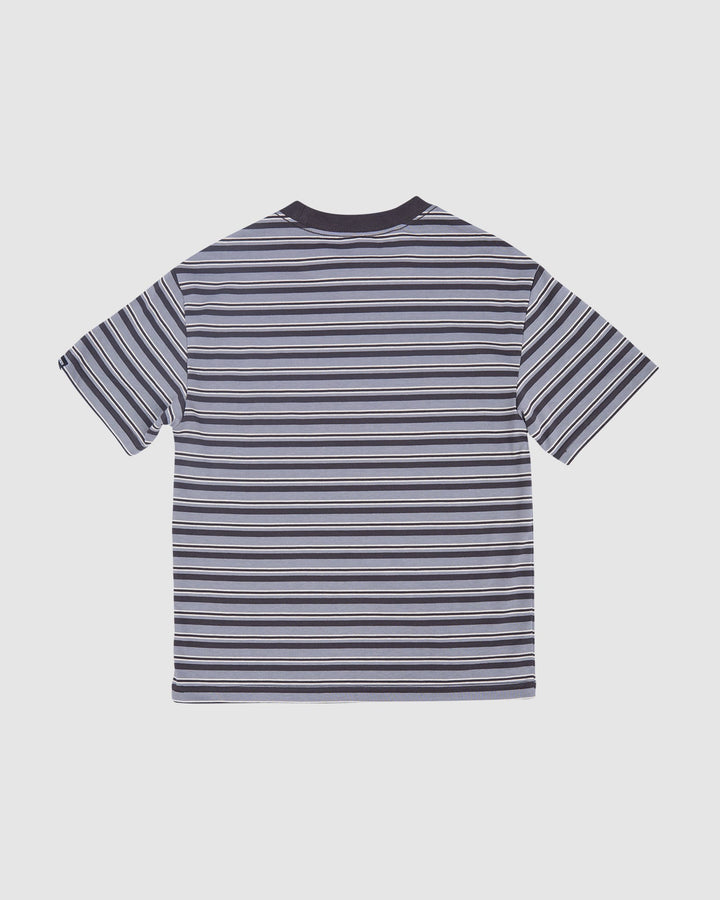 St Goliath Boys Stripe Ringer Tee (Size 3-7) - Black - photo 2 of 3