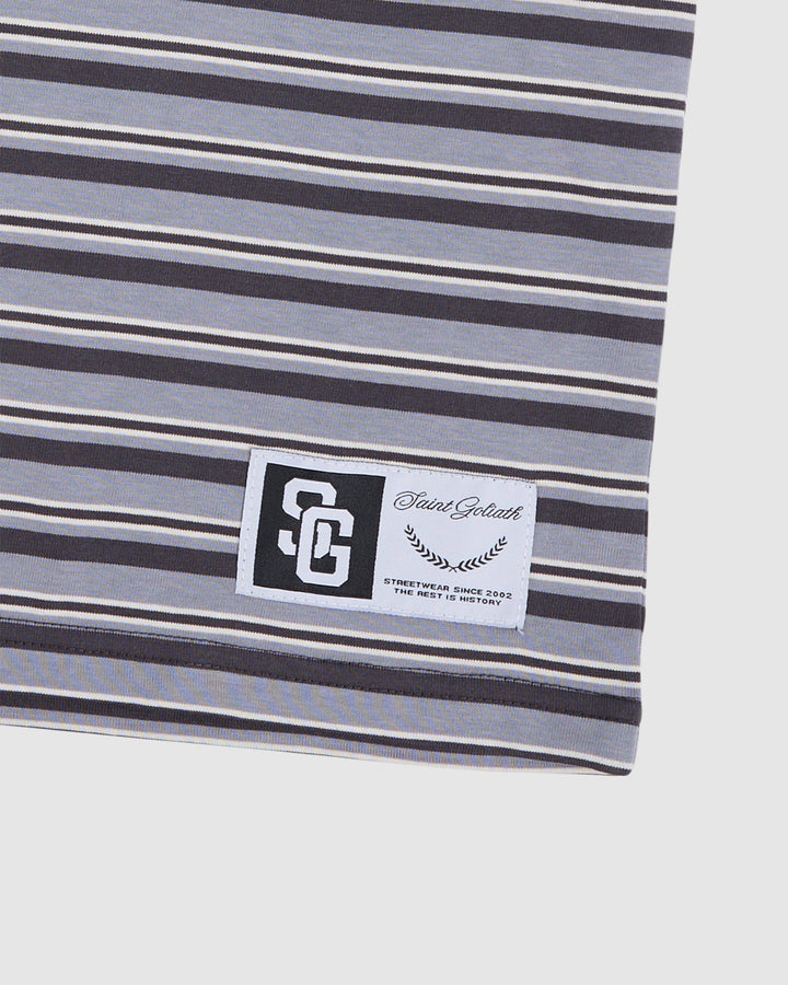 St Goliath Boys Stripe Ringer Tee (Size 8-16) - Black - photo 7 of 7