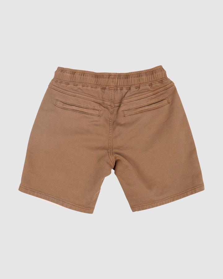 St Goliath Boys Fairhaven Short (Size 8-16) - Tan Wash - photo 2 of 3