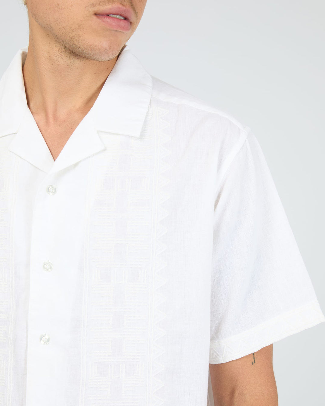 Silent Theory Shores S/S Shirt - White - photo 3 of 6