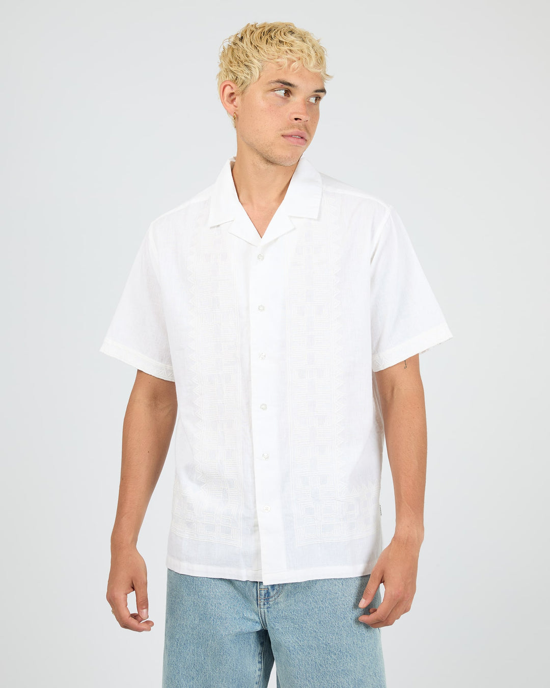 Silent Theory Shores S/S Shirt - White - photo 5 of 6
