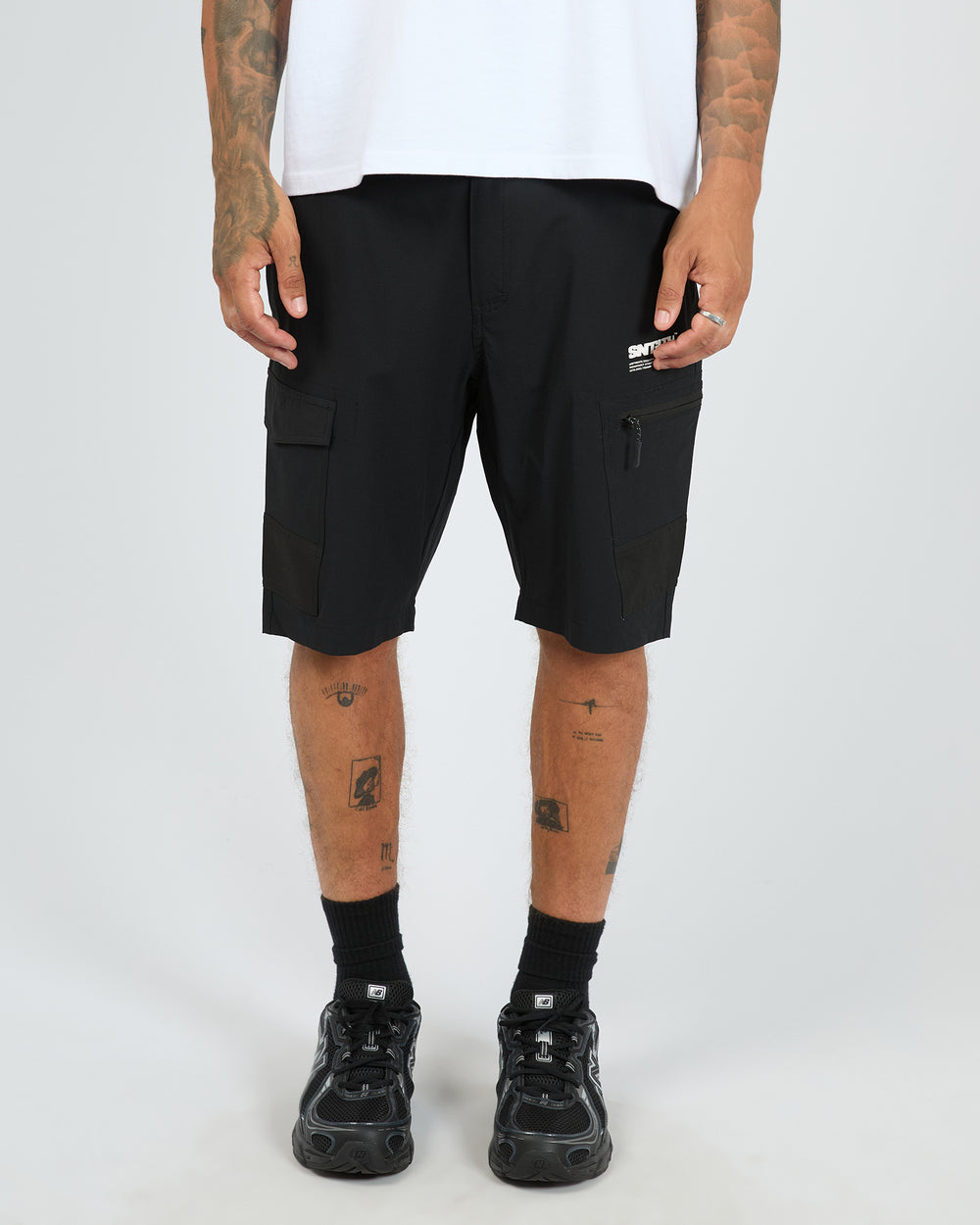 St Goliath APW 3 Shorts - Washed Black - view 2
