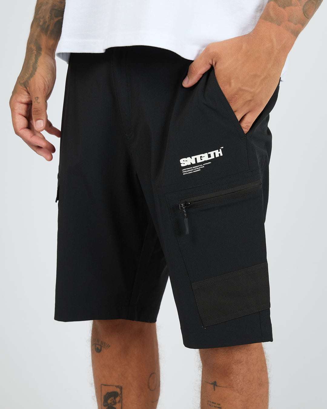 St Goliath APW 3 Shorts - Washed Black - view 10