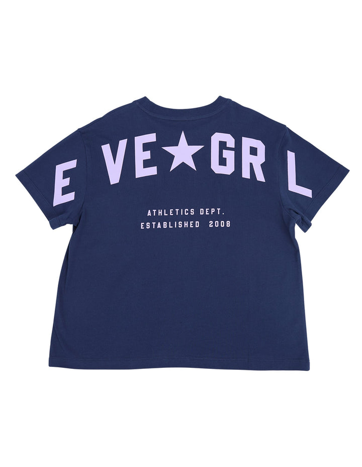 Eve Girl Motion Tee (Size 8-16) - Navy / Lilac - photo 8 of 9