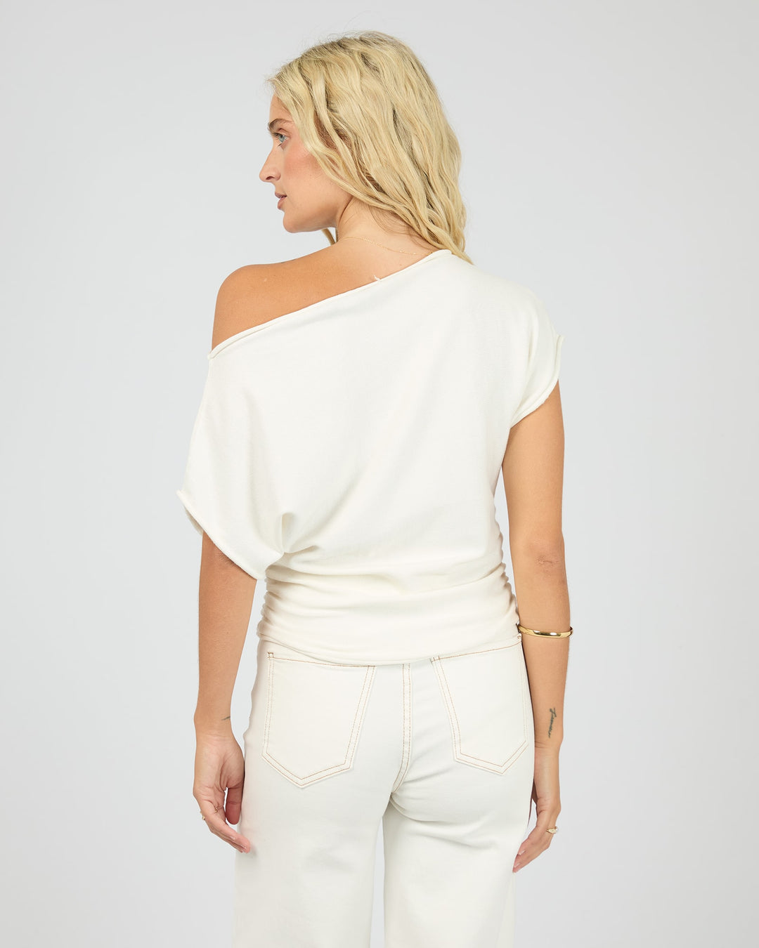 All About Eve Orla Off The Shoulder Top - Vintage White - photo 3 of 6