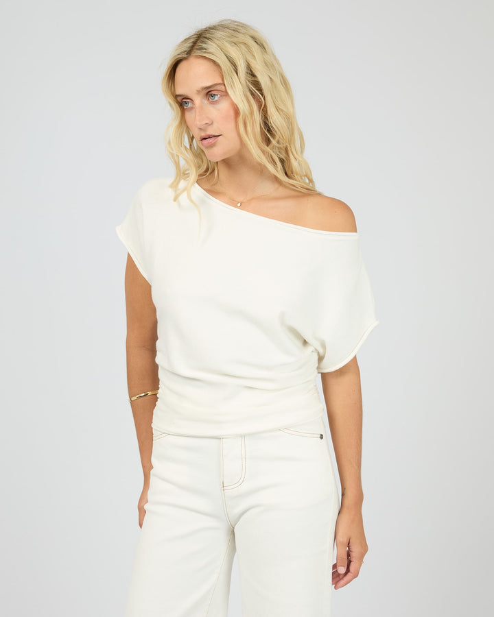 All About Eve Orla Off The Shoulder Top - Vintage White - photo 4 of 6