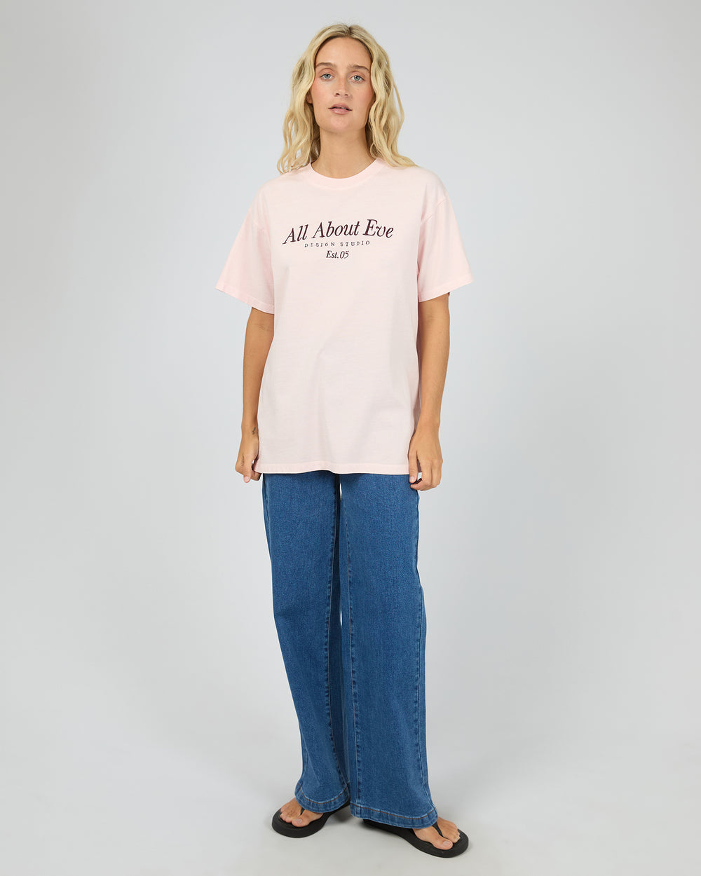 All About Eve AAE Timeless Tee - Pale Pink - view 2