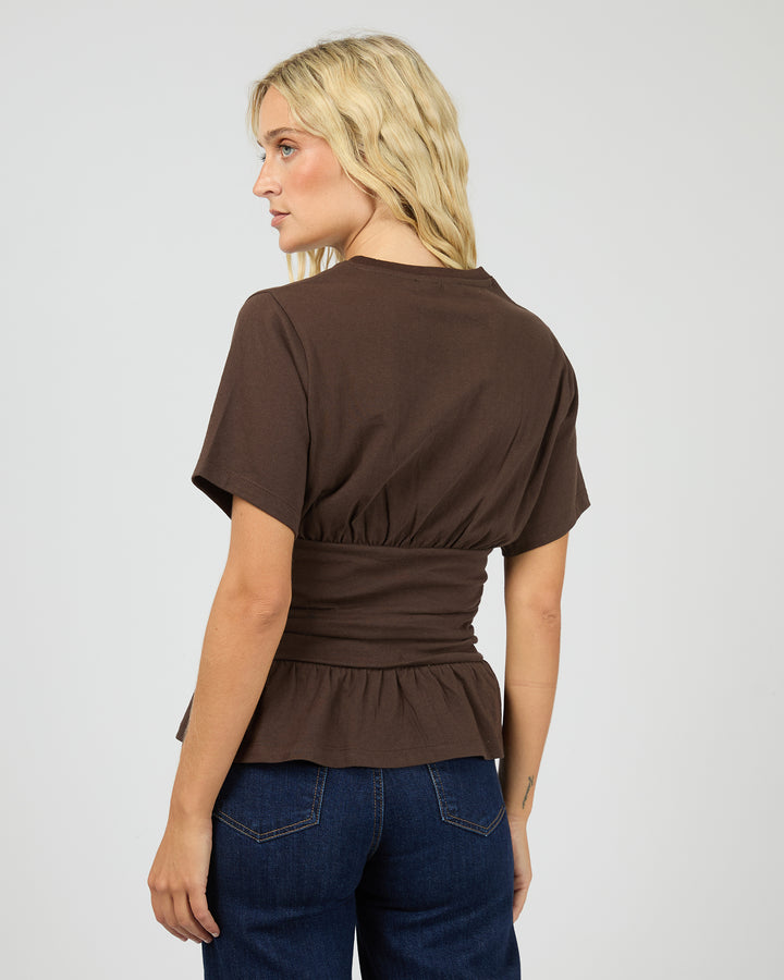 All About Eve AAE Tyler Tee - Brown - view 3