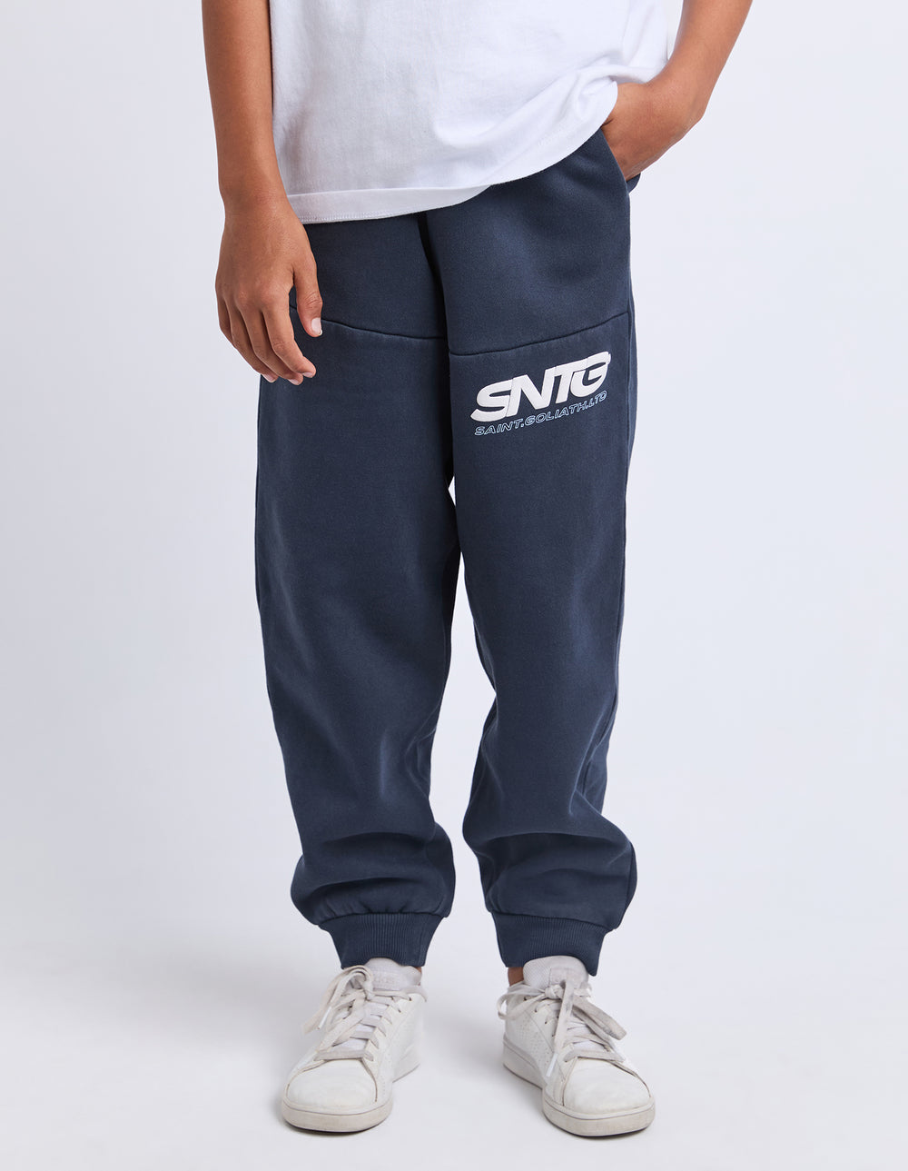 St Goliath Boys Challenger Track Pant (Size 8-16) - Navy - view 2