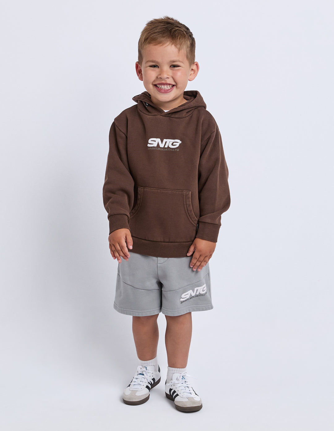 St Goliath Boys Challenger Hoodie (Size 3-7) - Brown - view 6