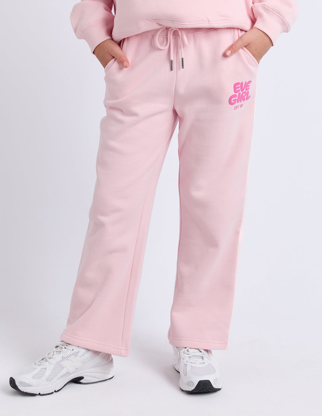 Eve Girl Sports Club Flare Trackpant (Size 8-16) - Pale Pink - view 5