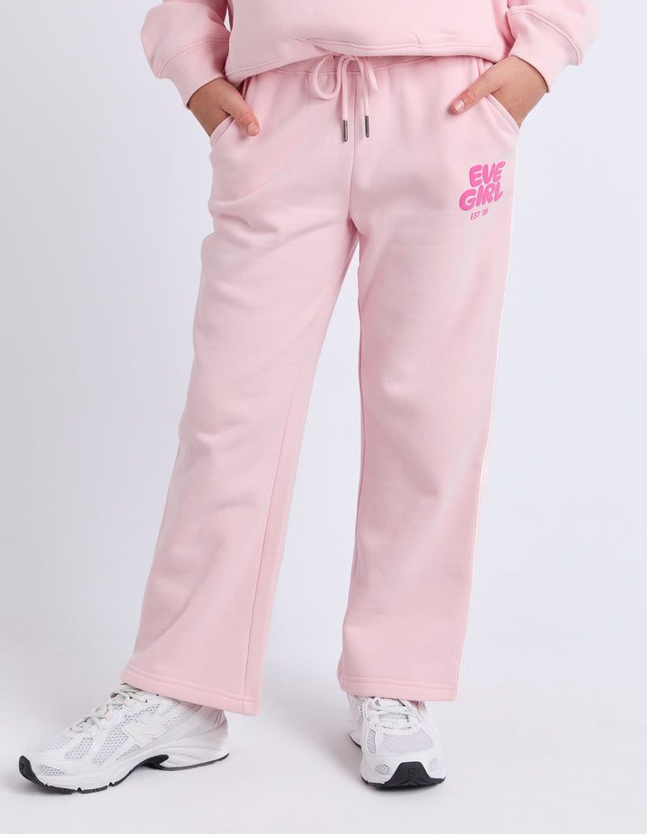 Eve Girl Sports Club Flare Trackpant (Size 8-16) - Pale Pink - view 5