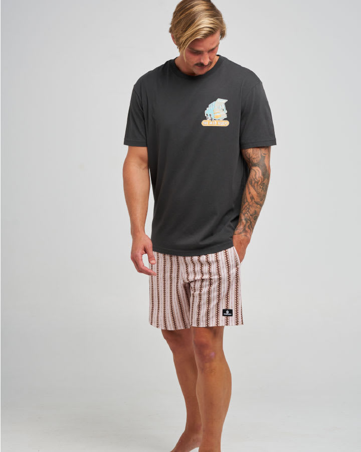 The Mad Hueys Good Day For It SS Tee in Vintage Black - product photo 4
