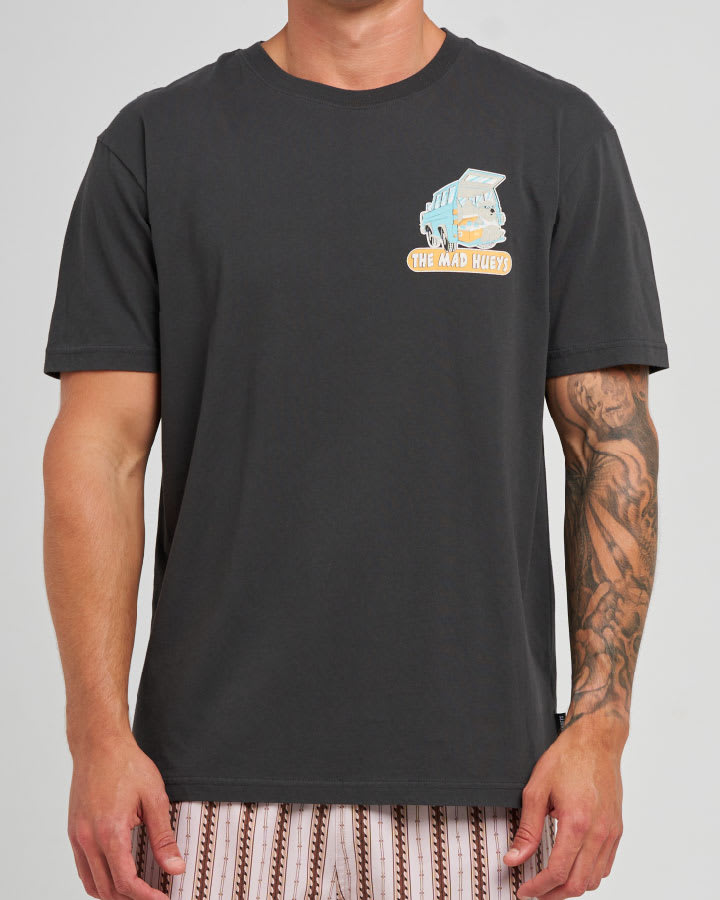 The Mad Hueys Good Day For It SS Tee in Vintage Black - product photo 2