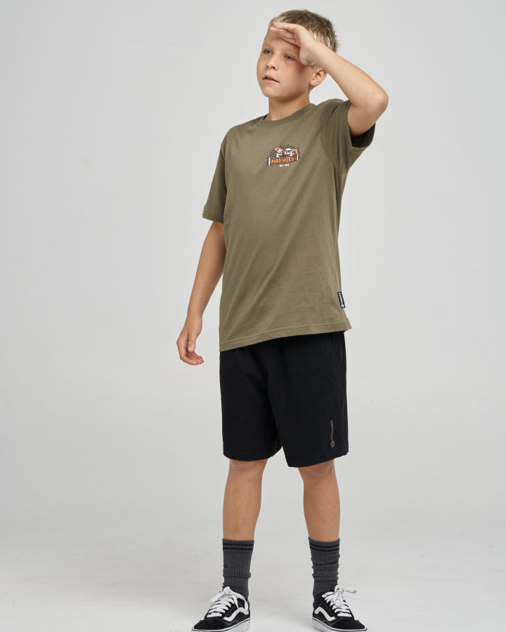 The Mad Hueys Troppo Captain Youth SS Tee in Olive - product photo 4