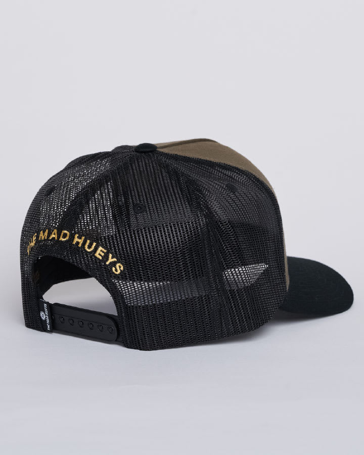 The Mad Hueys Caught FK Skull Twill Trucker in Black - product photo 2