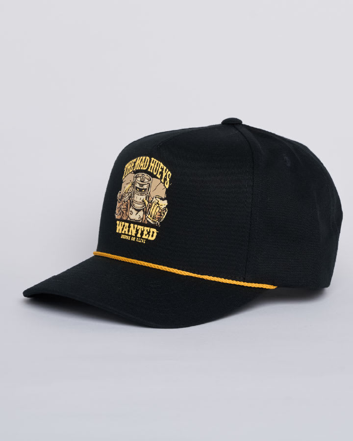 The Mad Hueys Keg Kelly Poster Twill Snapback in Black - product photo 1