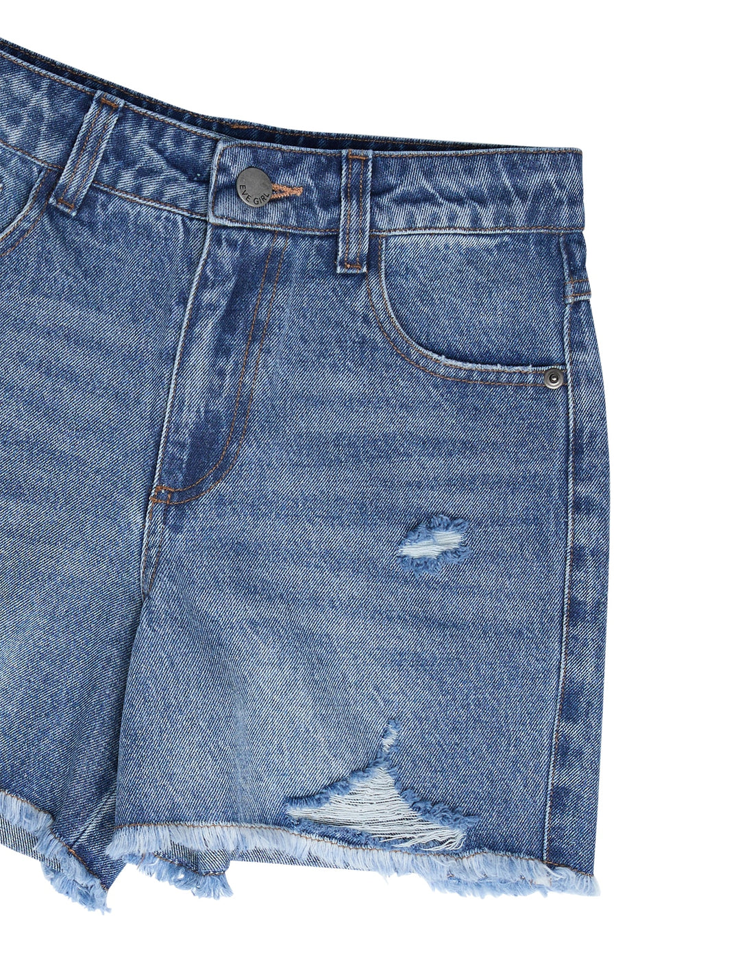 Eve Girl Lexi Denim Short (Size 8-16) - Mid Blue - photo 3 of 3