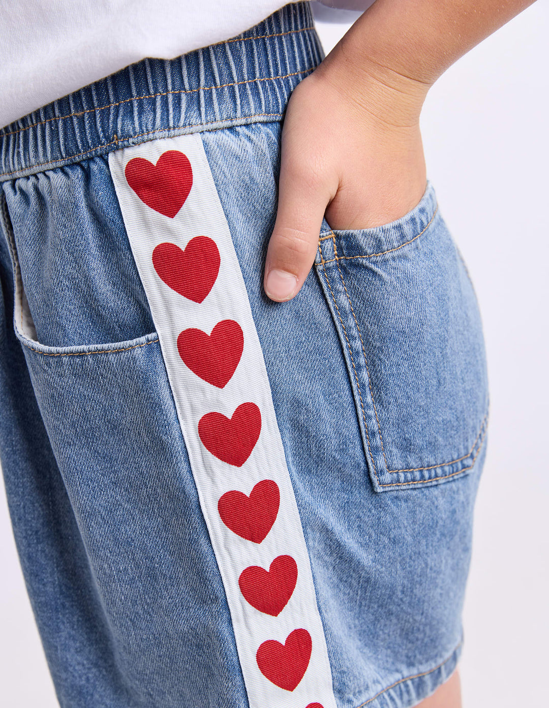 Eve Girl Love Denim Short (Size 8-16) - Denim - photo 4 of 7