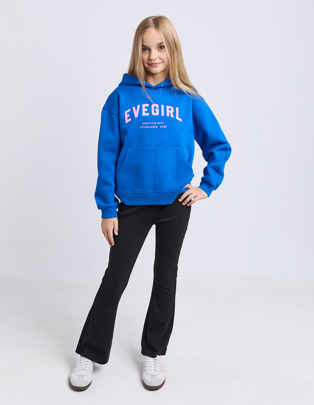 Eve Girl Performance Hoodie (Size 8-16) - Blue - view 2