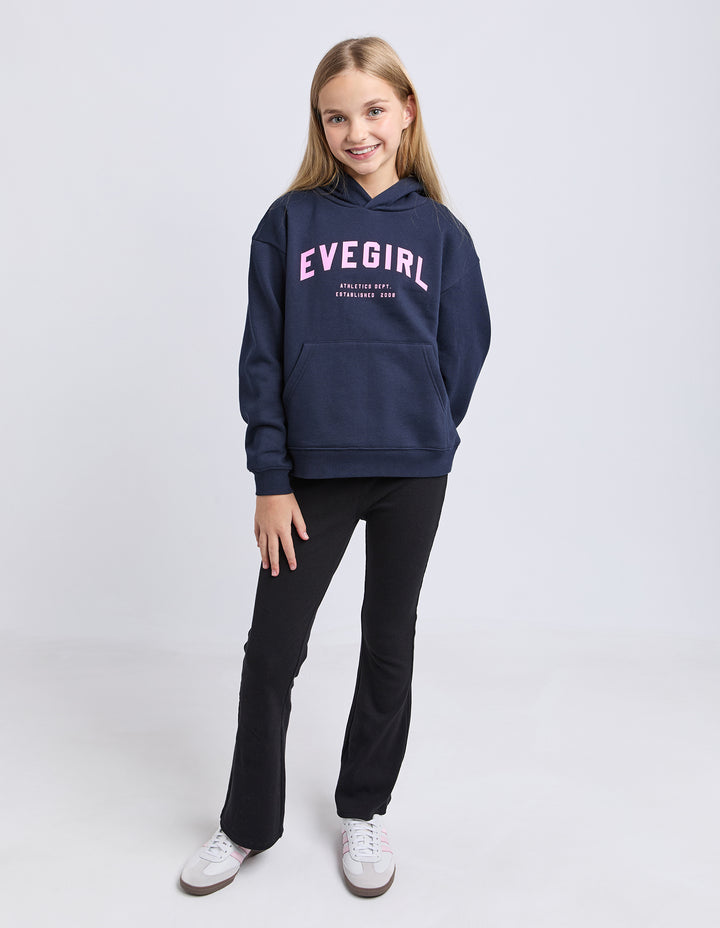 Eve Girl Performance Hoodie (Size 8-16) - Navy with Neon Pink - view 2