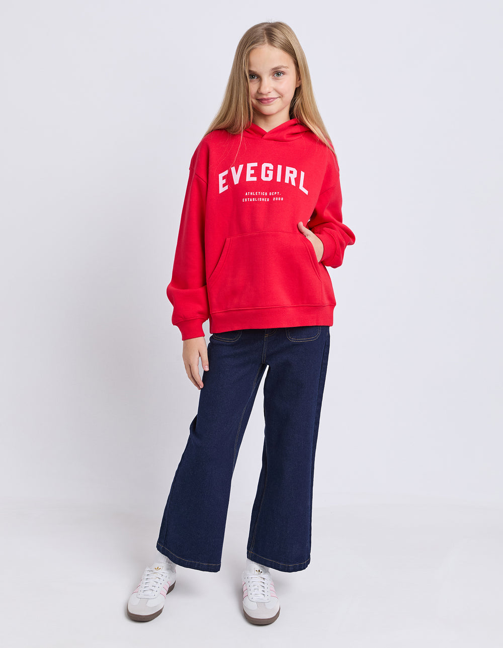 Eve Girl Performance Hoodie (Size 8-16) - Red - view 2