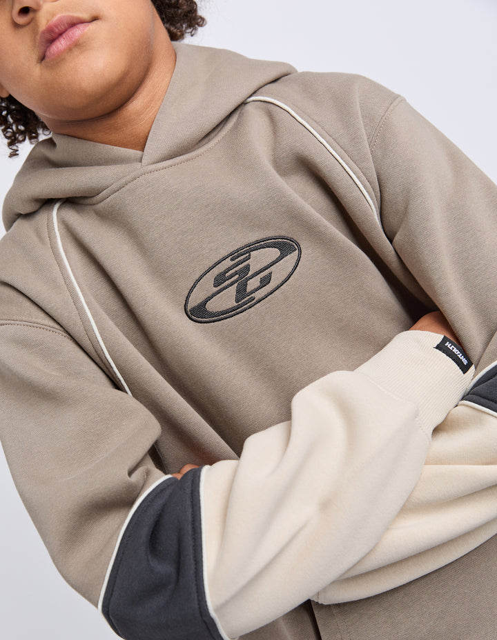 St Goliath Boys Quantum Hoodie (Size 8-16) - Dune - view 4