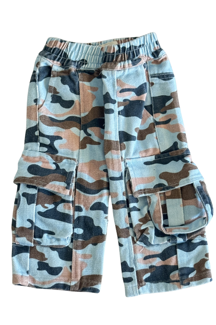 Poss &amp; Soss Camo Cargo Pant, Tide, view 10 of 11