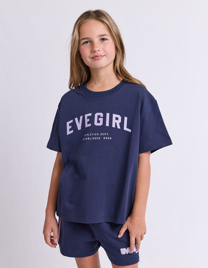 Eve Girl Motion Tee (Size 8-16) - Navy / Lilac - photo 3 of 9