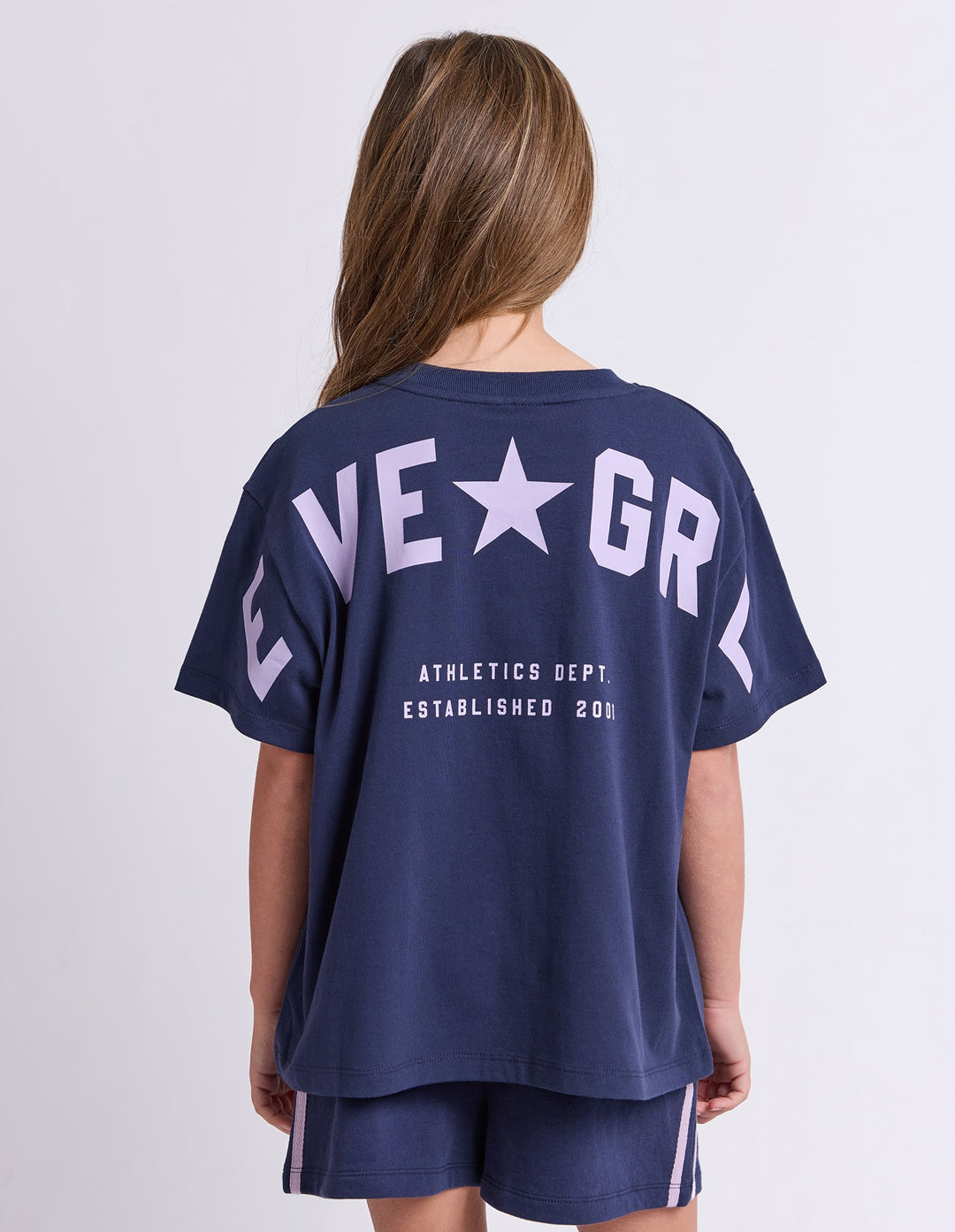 Eve Girl Motion Tee (Size 8-16) - Navy / Lilac - photo 5 of 9
