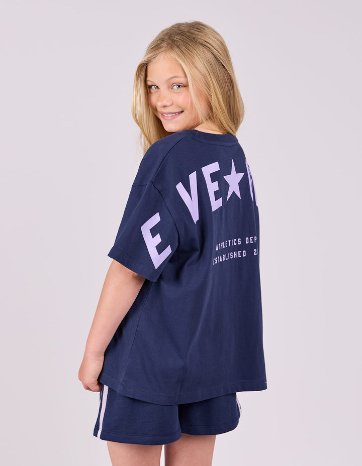 Eve Girl Lounge Club Short (Size 8-16) - Navy - photo 2 of 9