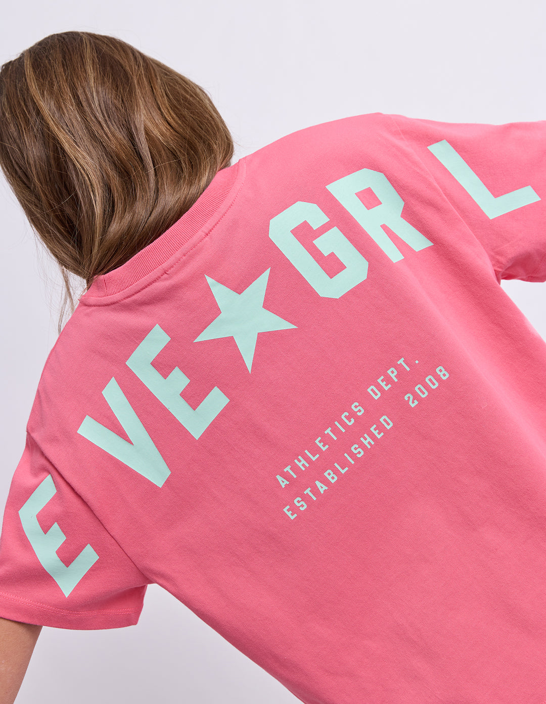 Eve Girl Motion Tee (Size 8-16) - Rose / Mint