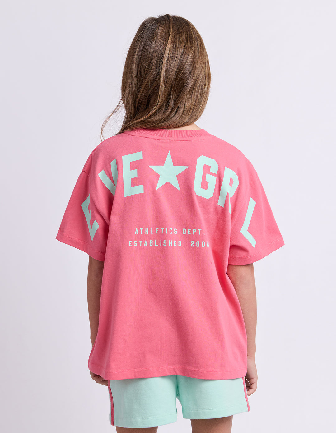 Eve Girl Motion Tee (Size 8-16) - Rose / Mint - view 2