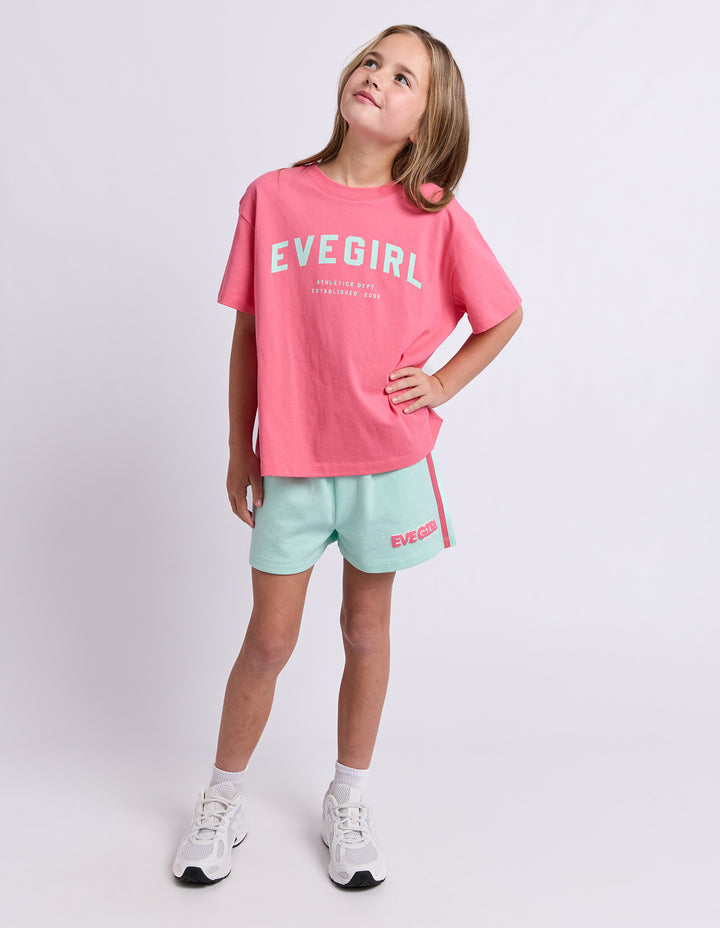Eve Girl Motion Tee (Size 8-16) - Rose / Mint - view 3