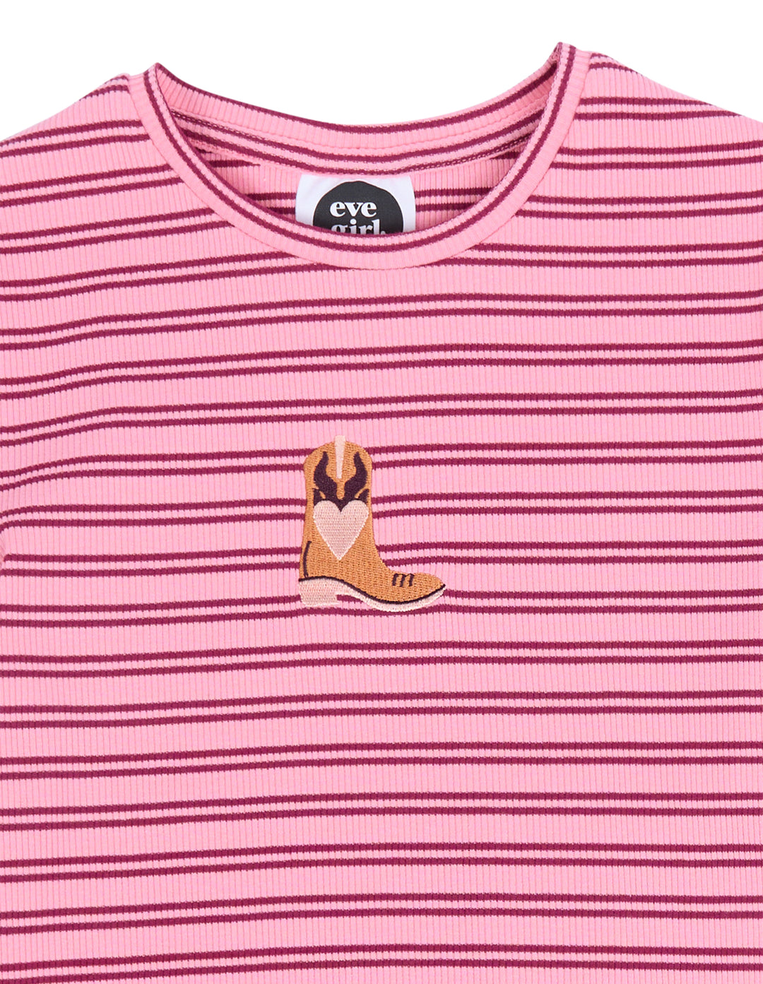Eve Girl Freya Rib Tee (Size 8-16) - Pink - view 7