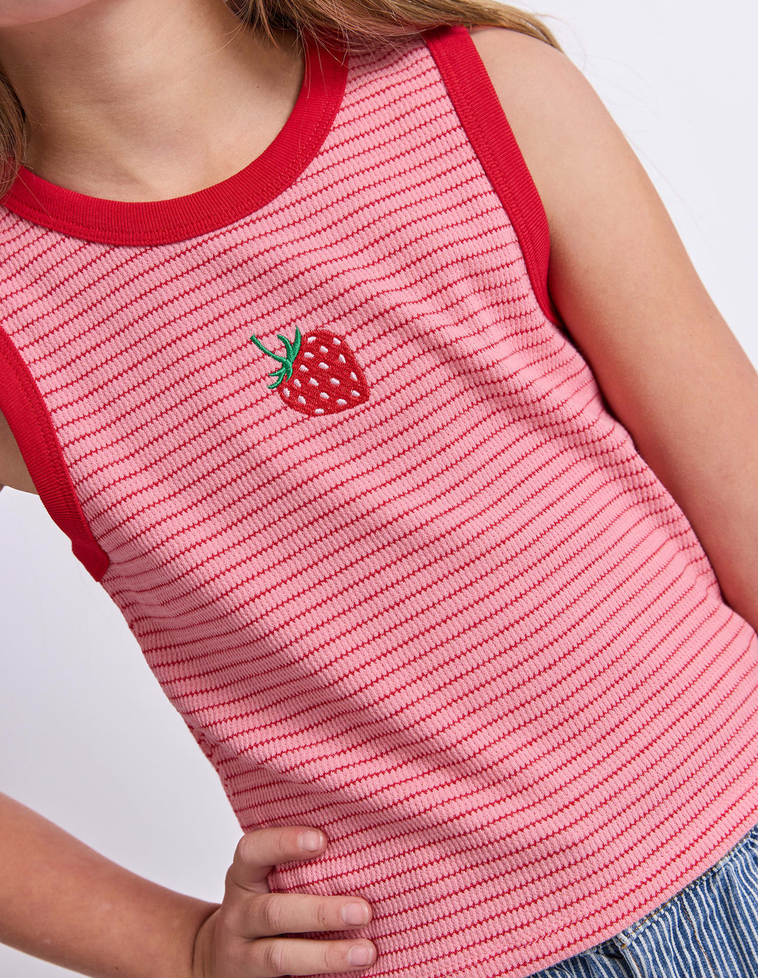 Eve Girl Evie Rib Tank (Size 8-16) - Pink - photo 4 of 7