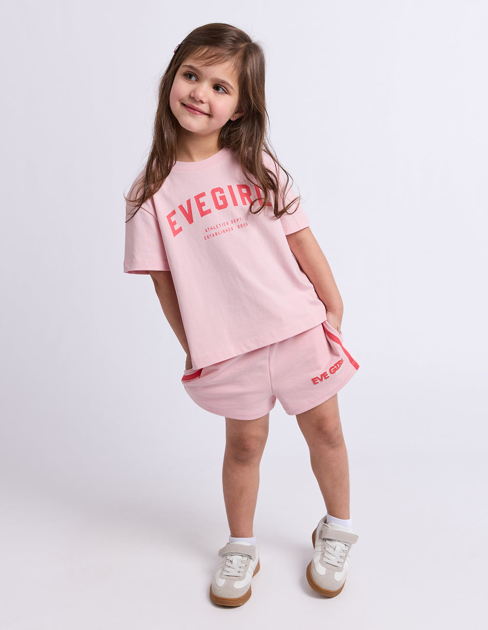 Eve Girl Motion Tee (Size 3-7) - Pale Pink / Pink - view 2