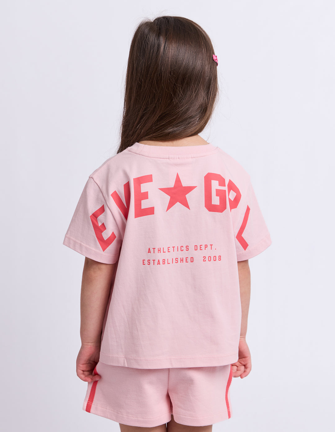 Eve Girl Motion Tee (Size 3-7) - Pale Pink / Pink - view 3