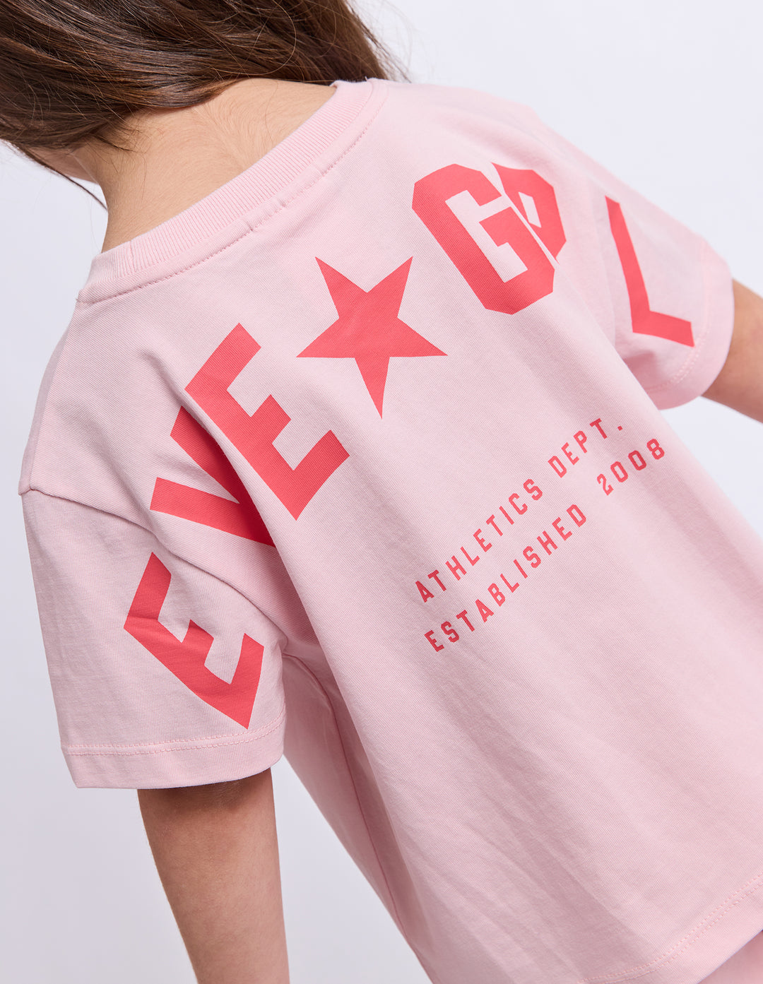 Eve Girl Motion Tee (Size 3-7) - Pale Pink / Pink - view 4