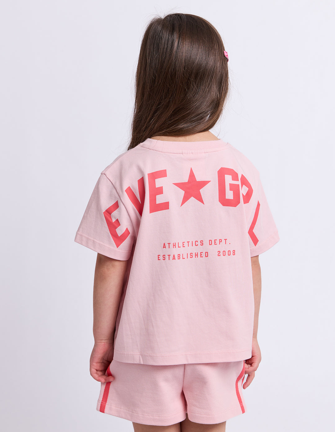 Eve Girl Lounge Club Short (Size 3-7) - Pale Pink - view 3