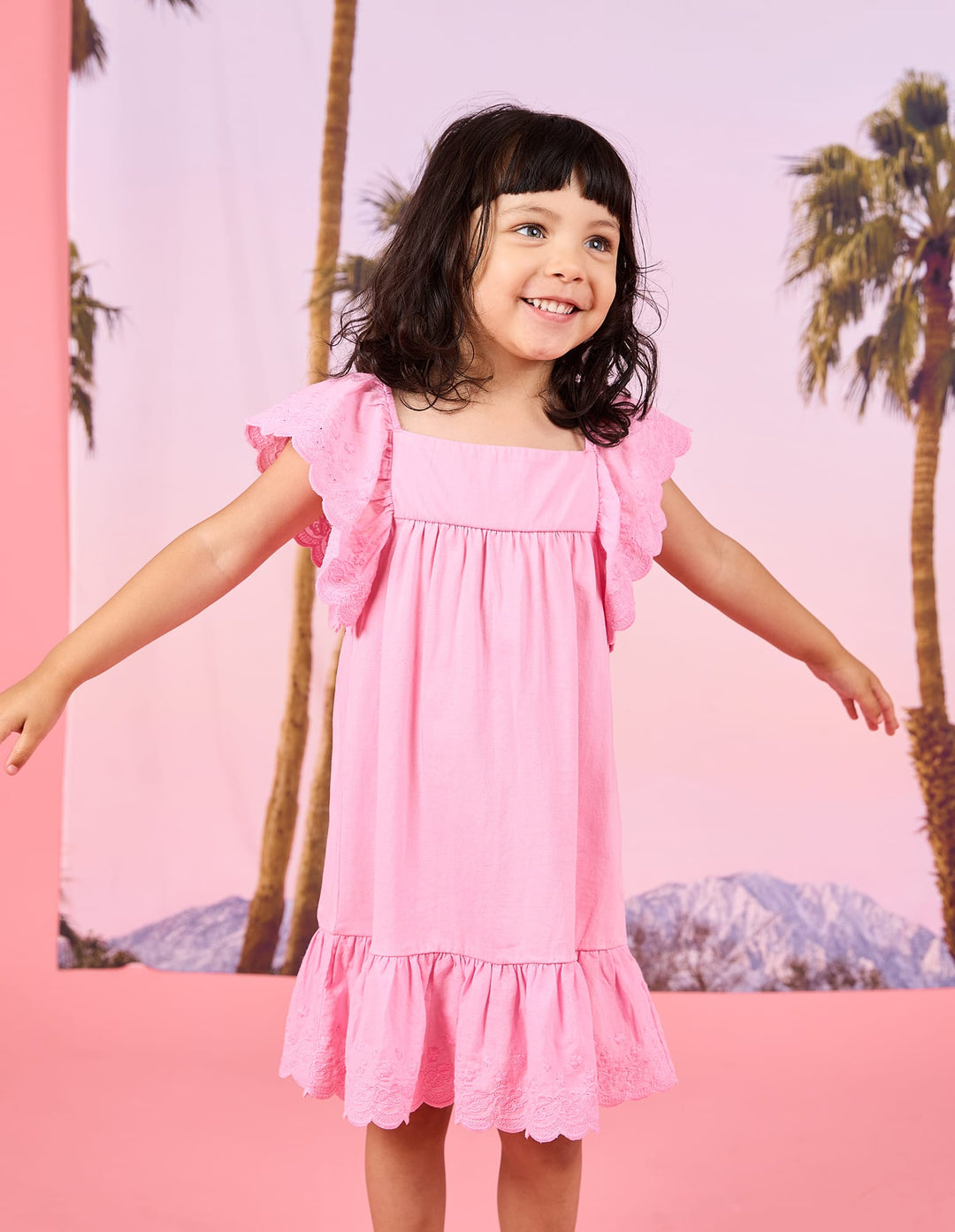 Eve Girl Maisie Dress (Size 3-7) - Pink - photo 9 of 9