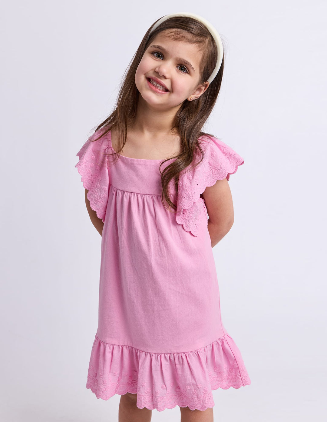 Eve Girl Maisie Dress (Size 3-7) - Pink - photo 1 of 9