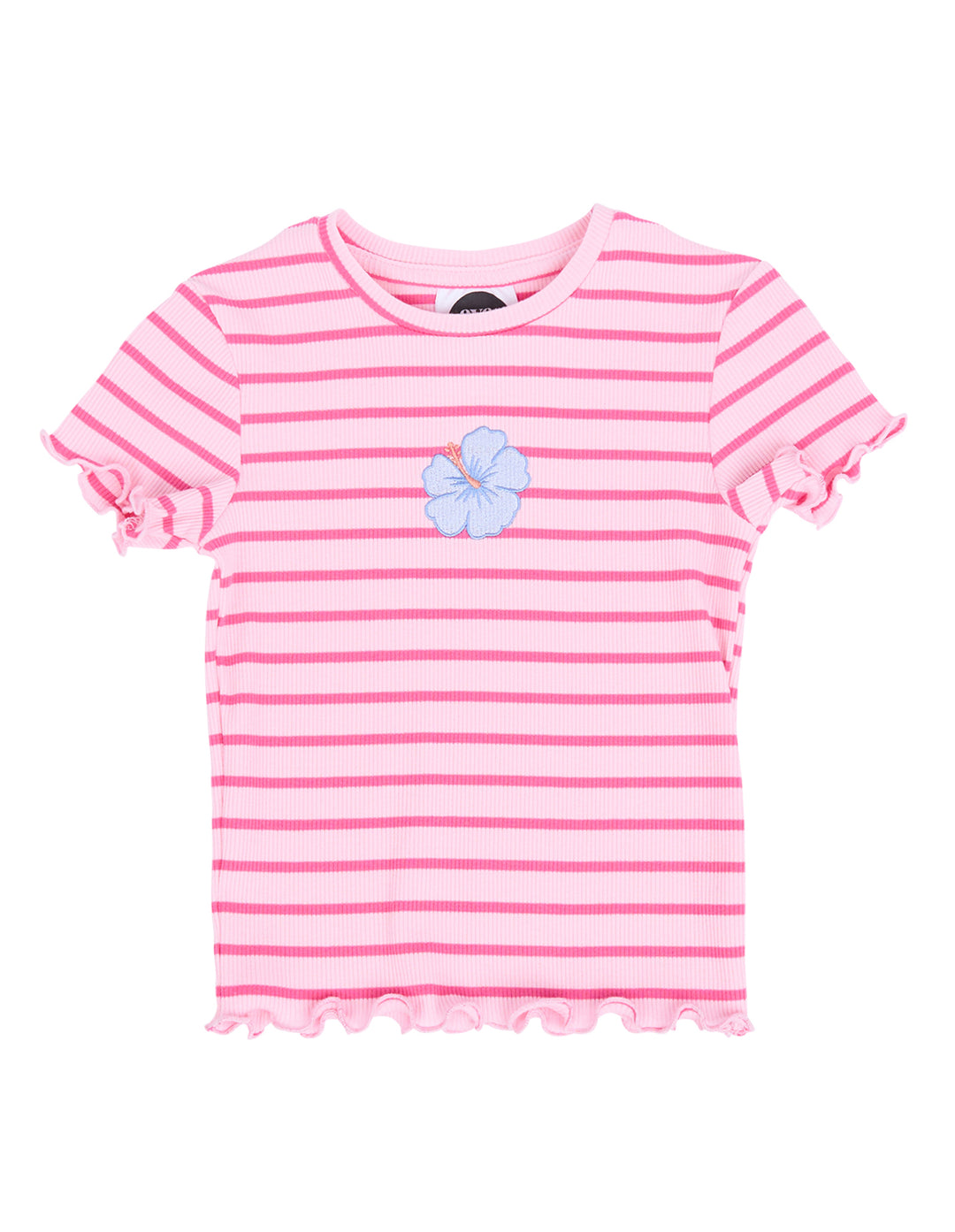 Eve Girl Lulu Rib Tee (Size 3-7) - Pink - view 7