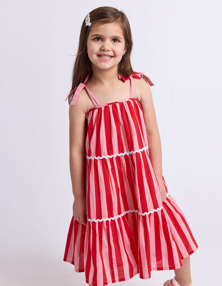 Eve Girl Amelia Stripe Dress (Size 3-7) - Stripe - photo 1 of 6