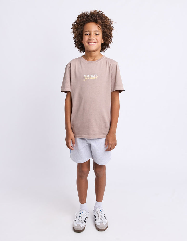 St Goliath Boys Global Tee (Size 8-16) - Tan - photo 2 of 7
