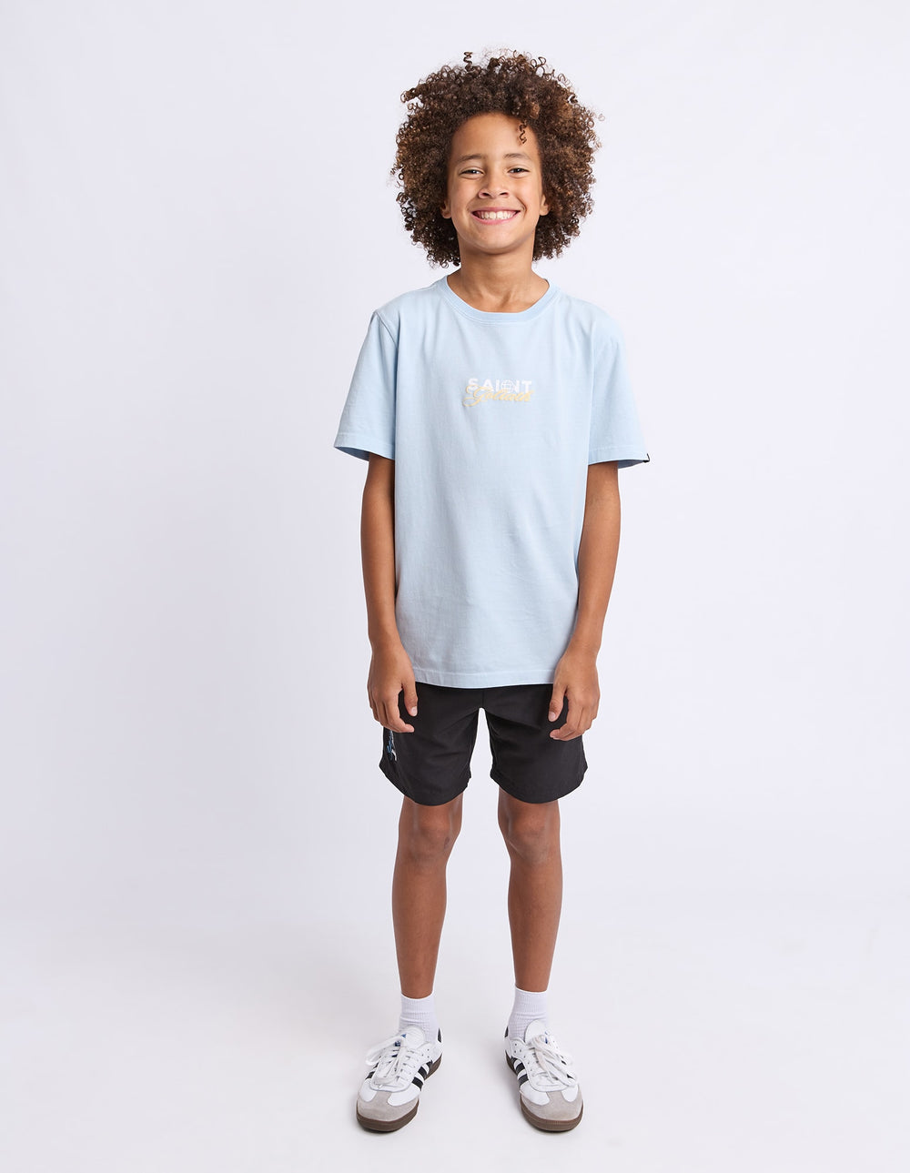 St Goliath Boys Global Tee (Size 8-16) - Sky - photo 2 of 7