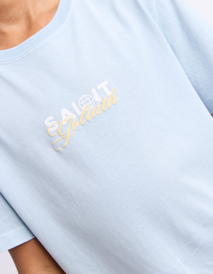 St Goliath Boys Global Tee (Size 8-16) - Sky - photo 4 of 7