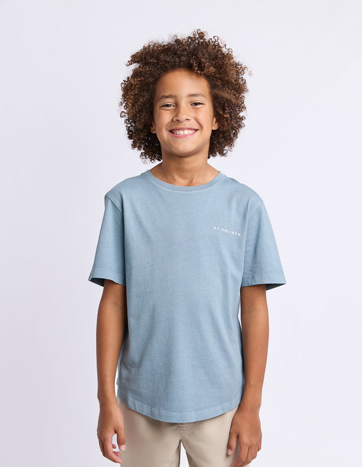 St Goliath Boys STG Essential Tee (Size 8-16) - Coal